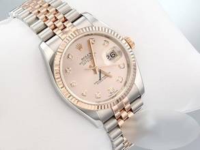 Thumbnail von Rolex Datejust 36 36mm 116231 2010 Lc100 Stahl Rosegold 750 Diamanten Automatik Stainless Steel 18kt Rose Gold Jubilé-band Chronometer Oyster