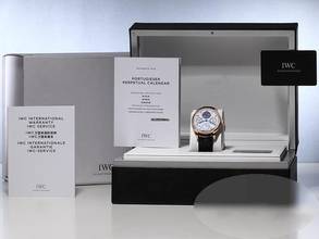 Thumbnail von IWC Portugieser Ewiger Kalender 150th Iw503405 2019 Rosegold Perpetual Calendar White Dial