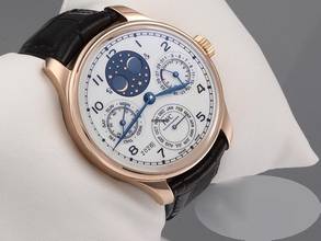 Thumbnail von IWC Portugieser Ewiger Kalender 150th Iw503405 2019 Rosegold Perpetual Calendar White Dial