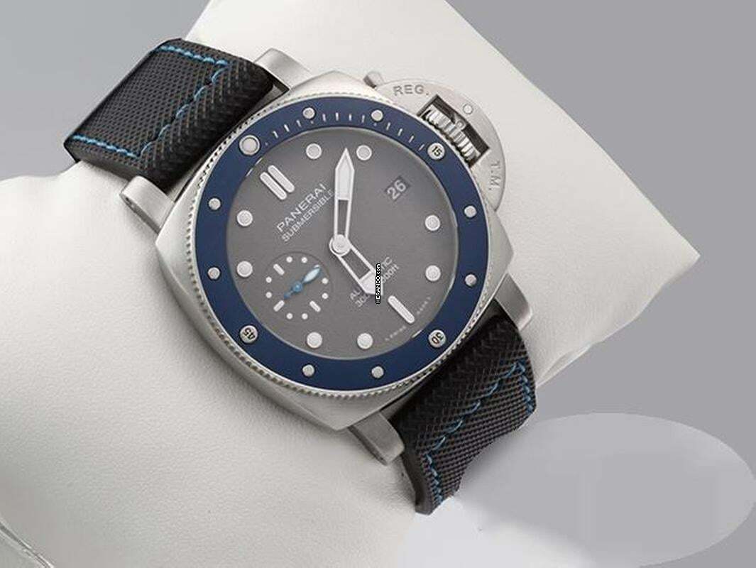  Panerai Submersible 42mm Pam00959 2020 Edelstahl Automatik Wempe-service: 2025 