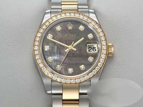 Thumbnail von Rolex Datejust 31 31mm Medium 178383 Stahl Gelbgold 750 Perlmutt Diamanten Stainless Steel 18kt Yellow Gold Oyster-band Chronometer