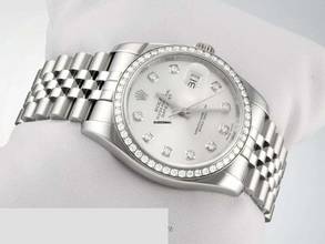 Thumbnail von Rolex Datejust 36 36mm 116244 2015 Stahl Weissgold 750 Diamanten Automatik Stainless Steel 18kt White Gold Jubilé-band Chronometer Oyster