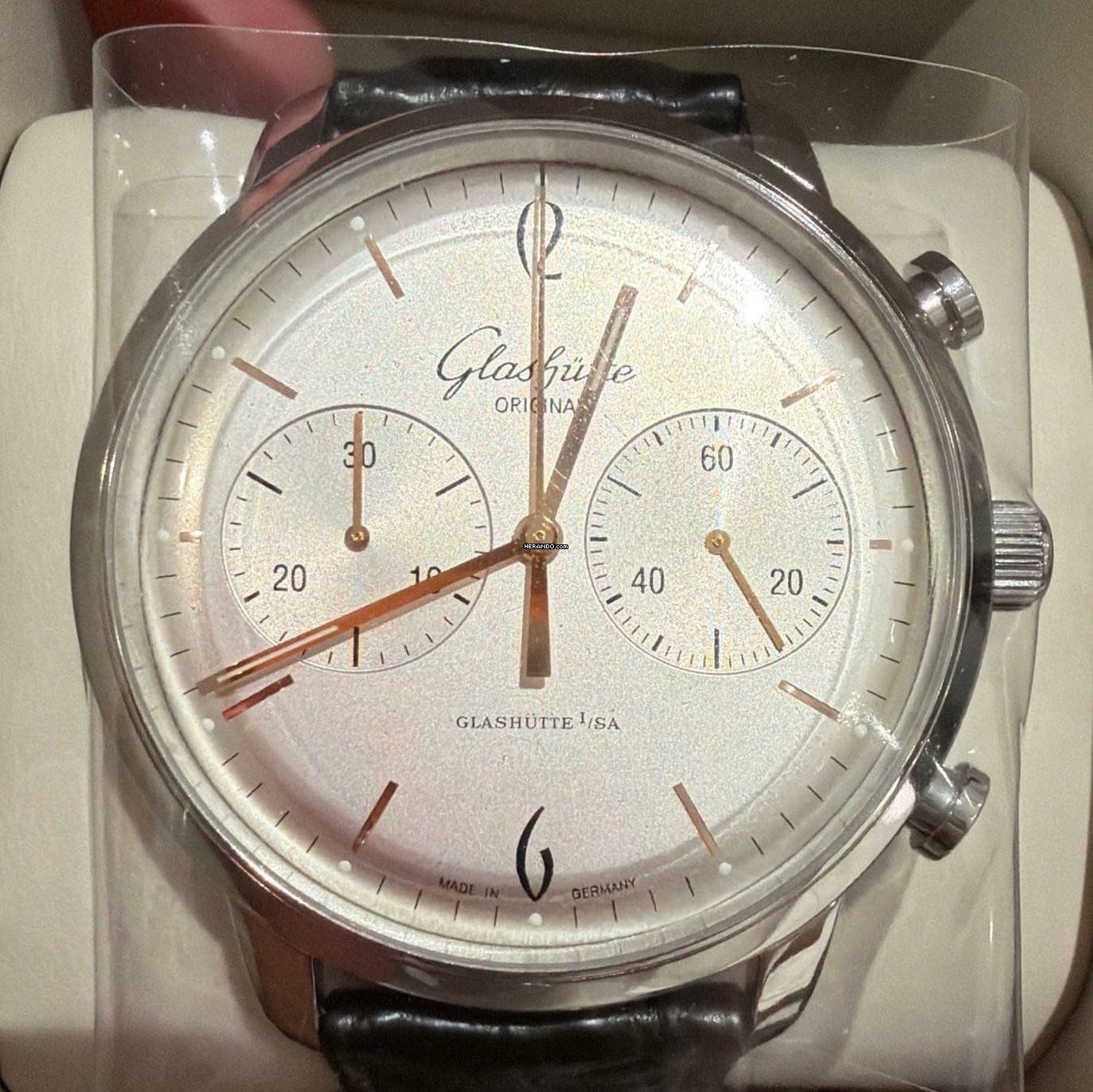 Glashütte Original Sixties Chronograph NEW FULL SET