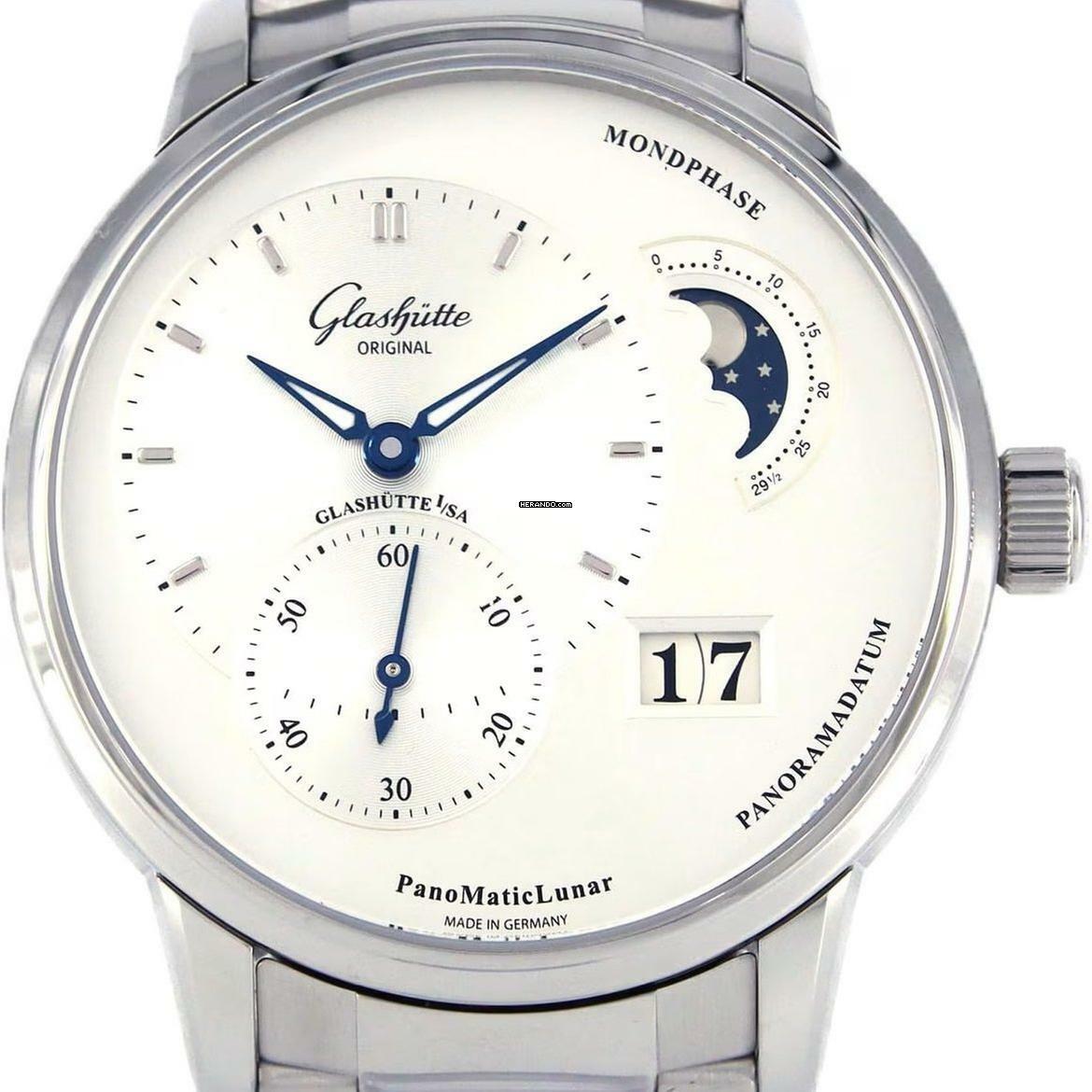  Glashütte Original PanoMaticLunar NEW FULL SET 