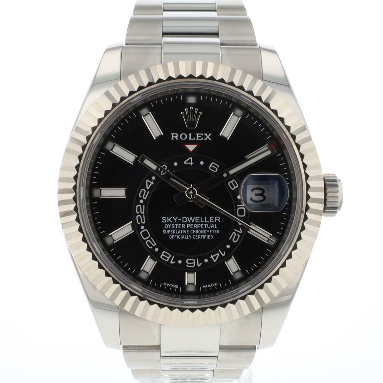  Rolex Sky-Dweller Steel Black Dial 