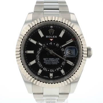  Rolex Sky-Dweller Steel Black Dial 