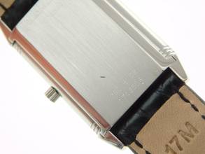 Thumbnail von Jaeger-LeCoultre Reverso Classique Classic im sehr guten Zustand mit neuem schwarzem Krokoband Classic Modell 23 x 38 mm