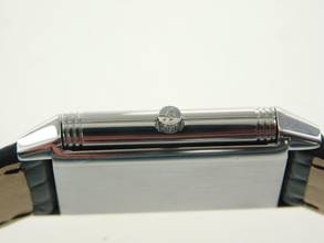 Thumbnail von Jaeger-LeCoultre Reverso Classique Classic im sehr guten Zustand mit neuem schwarzem Krokoband Classic Modell 23 x 38 mm