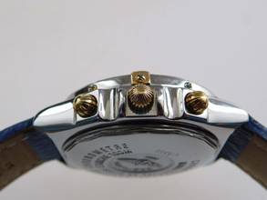 Thumbnail von Breitling Crosswind Chronograph Stahl Gold Chronometre blaues Zifferblatt