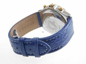 Thumbnail von Breitling Crosswind Chronograph Stahl Gold Chronometre blaues Zifferblatt