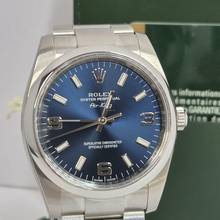 Thumbnail von Rolex Air King 34mm N.O.S Blue Dial Automático Completo