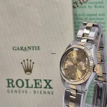 Thumbnail von Rolex Lady-Datejust Ouro & Aço 26mm Vintage Automático Completo