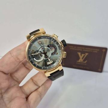  Louis Vuitton Tambour Chronograph Rose Gold Limited Edition 44mm Automático 