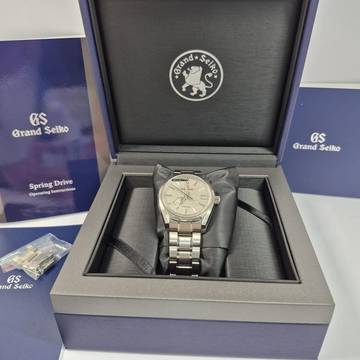  Grand Seiko Heritage Collection 4-Seasons Heavy Snow Spring Drive 40mm Titanium Completo 