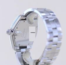 Thumbnail von Cartier Roadster Date black silver dial Automatik Sportlich Top Stahlband B+P