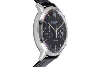 Thumbnail von Glashütte Original Sixties Chronograph Senator Sixties Chronograph Ref 1-39-34-02-22-04 Papiere 2013