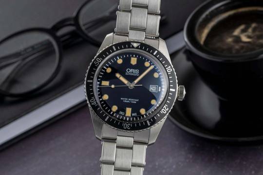  Oris Divers Sixty Five Stahl Automatik Ref. 01 733 7720 4054-07 4 21 18 B&P 2023 