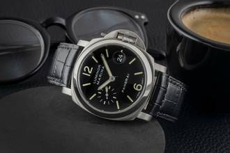 Thumbnail von Panerai Luminor Marina Automatic Stahl Automatik Herrenuhr Ref. PAM00048 B&P 2007