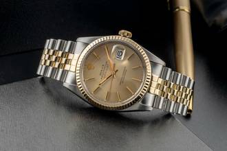 Thumbnail von Rolex Datejust 36 Oyster Perpetual Stahl / Gold Automatik Ref 16013 Klassiker