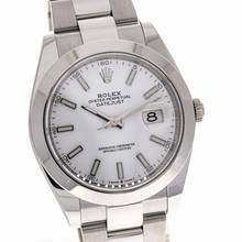 Thumbnail von Rolex Datejust 41 White Oyster – 126300 – NEW & Unworn – 2026 Full Set Lc100