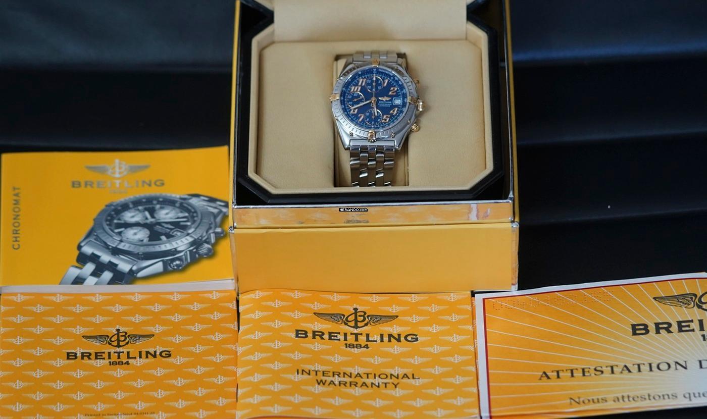 Thumbnail von Breitling Chronomat Stahl/Gold FULLSET