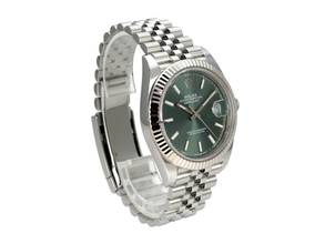 Thumbnail von Rolex Datejust 41 Edelstahl Weißgold 126334 Mint Green Jubile-Band