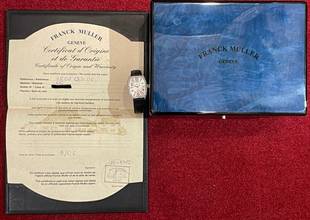 Thumbnail von Franck Muller Cintrée Curvex With Box and Papers Factory Diamonds Setting 18Kt. Whitegold