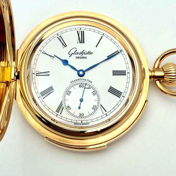  Glashütte Original Taschenuhr Pocket watch Number 1 Full Set 1/4 Repetition 