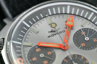 Thumbnail von Movado Super Sub Sea | 206-705-503 | rare Vintage Chronograph | Steel