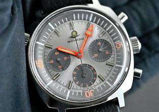 Thumbnail von Movado Super Sub Sea | 206-705-503 | rare Vintage Chronograph | Steel