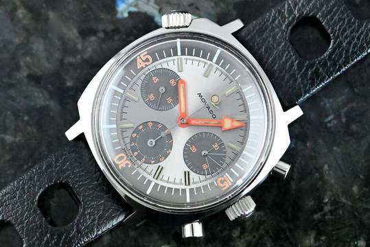  Movado Super Sub Sea | 206-705-503 | rare Vintage Chronograph | Steel 