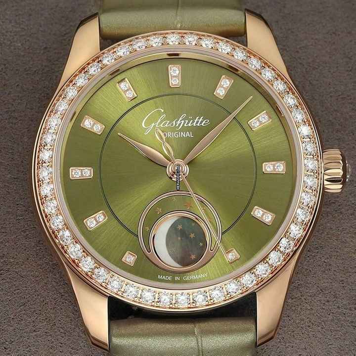  Glashütte Original Lady Serenade Luna NEW FULL SET 