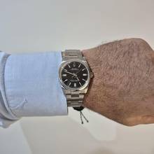 Thumbnail von Rolex Oyster Perpetual 36 36mm Black Dial Automático Completo