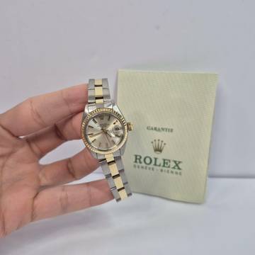  Rolex Lady-Datejust Ouro & Aço 26mm Vintage Automatic Completo 