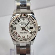 Thumbnail von Rolex Lady-Datejust Ouro Branco & Aço 26mm Automático Completo