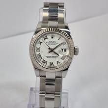 Thumbnail von Rolex Lady-Datejust Ouro Branco & Aço 26mm Automático Completo