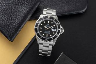 Thumbnail von Rolex Submariner Date 40 Stahl Automatik Herrenuhr Ref. 16610 S-Serie