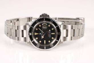 Thumbnail von Rolex Submariner Date Ref. 1680 „Red Sub“ – Baujahr 1972 – mit Box & Wempe Servicepapers