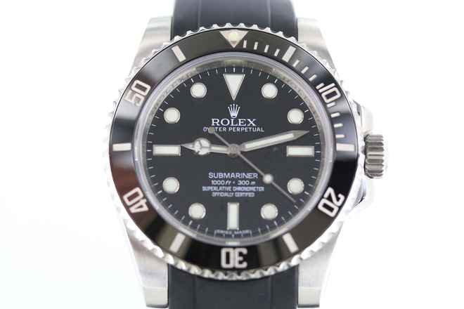  Rolex Submariner (No Date) DATE//REF.114060//2012//KAUTSCHUK # 761 
