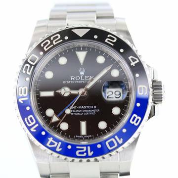 Rolex GMT-Master II Batman Full Set//Ref. 116710BLNR//2020//LC100//#754