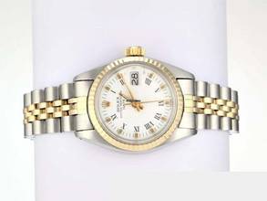 Thumbnail von Rolex Oyster Perpetual Lady Date Edelstahl Gelbgold Automatik Gold Stahl Damen