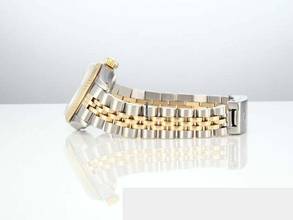 Thumbnail von Rolex Oyster Perpetual Lady Date Edelstahl Gelbgold Automatik Gold Stahl Damen