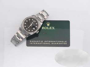 Thumbnail von Rolex Datejust 36 126234 2022 Stahl Weissgold 750 Diamanten Automatik Stainless Steel 18kt White Gold Jubilé-band Chronometer Oyster Black Dial