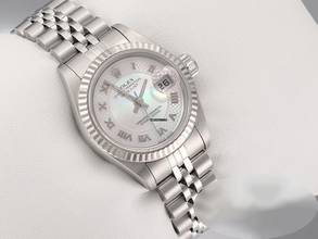 Thumbnail von Rolex Lady-Datejust Edelstahl Weissgold 750 2003 Perlmutt Automatik Stahl Stainless Steel 18kt White Gold Jubilé-band Chronometer Oyster