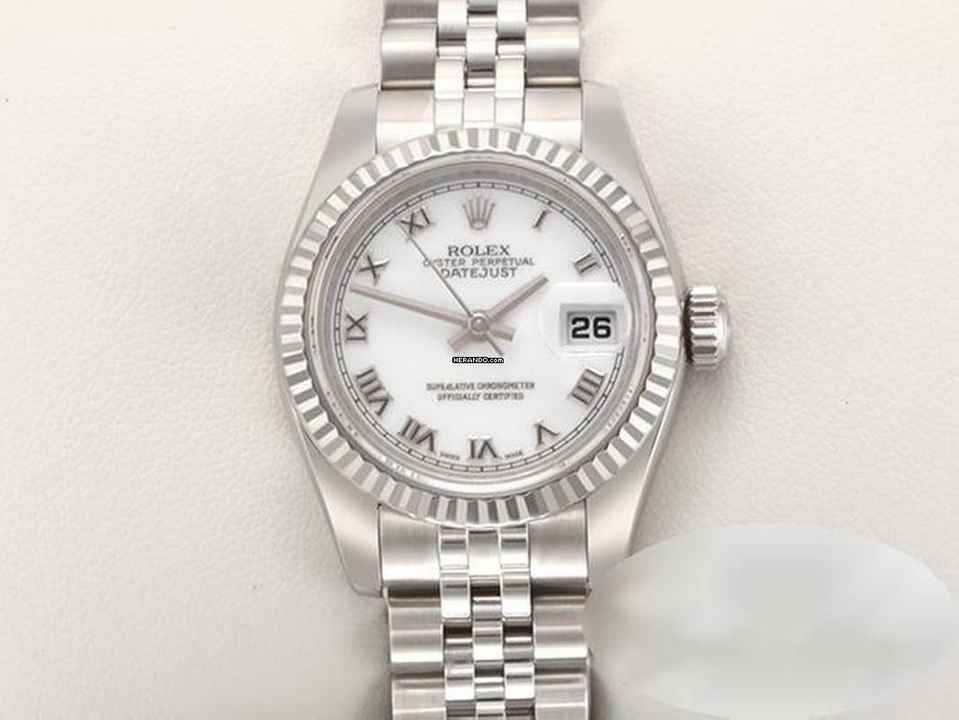  Rolex Lady-Datejust Stahl Weissgold 750 179174 2008 Automatik Stainless Steel 18kt White Gold Chronometer Oyster Jubilé-band 