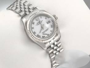 Thumbnail von Rolex Lady-Datejust Stahl Weissgold 750 179174 2008 Automatik Stainless Steel 18kt White Gold Chronometer Oyster Jubilé-band