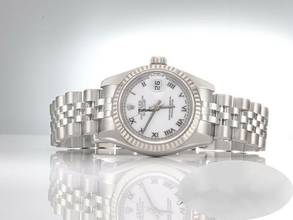 Thumbnail von Rolex Lady-Datejust Stahl Weissgold 750 179174 2008 Automatik Stainless Steel 18kt White Gold Chronometer Oyster Jubilé-band