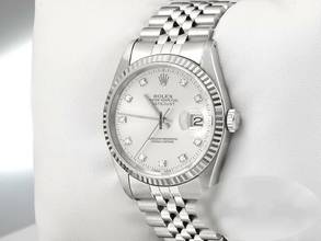 Thumbnail von Rolex Datejust 36 36mm 16234 Stahl Weissgold 750 Diamanten Automatik