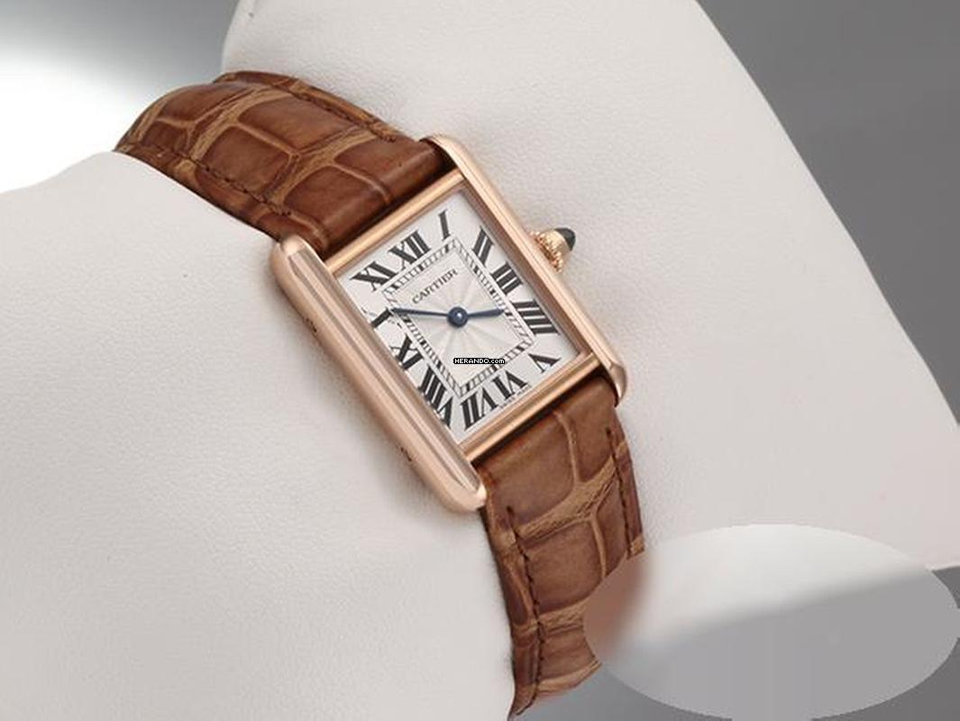Thumbnail von Cartier Tank Louis Cartier Kleines Modell Rosegold 750 2024 Wgta0010 Handaufzug 18kt Rose Gold