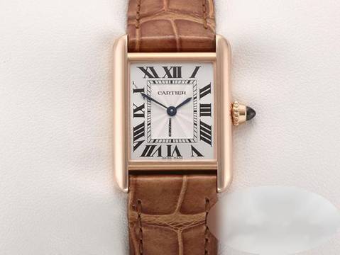  Cartier Tank Louis Cartier Kleines Modell Rosegold 750 2024 Wgta0010 Handaufzug 18kt Rose Gold 